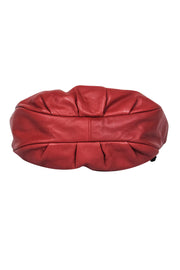 Current Boutique-Loewe - Rust Leather Slouchy Shoulder Bag w/ Brown Tassel