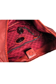 Current Boutique-Loewe - Rust Leather Slouchy Shoulder Bag w/ Brown Tassel