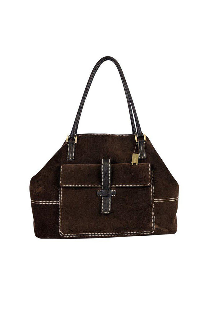 Loro Piana Extra Bag L27 Leather Saddle Bag