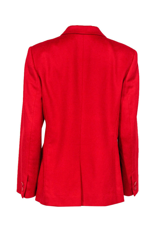 Current Boutique-Louis Feraud - Red Cashmere Blazer Sz 10