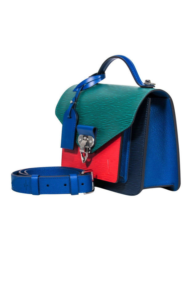 blue and red louis vuitton bag