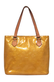Louis Vuitton Mustard Patent Leather And Matte Bouclette