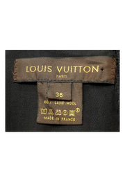 Current Boutique-Louis Vuitton - Navy & Black Plaid Dress Sz 4