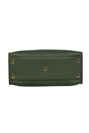Current Boutique-Louis Vuitton - Olive & Beige Pebbled Leather Convertible “On My Side” Satchel