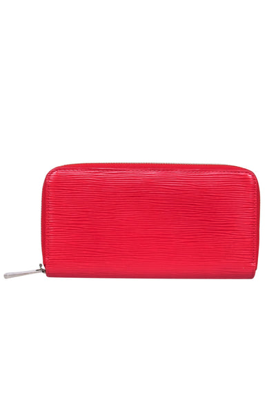 Current Boutique-Louis Vuitton - Red Epi Leather Zippered Wallet