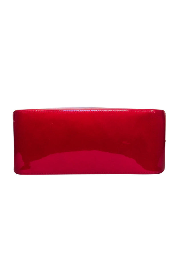 Current Boutique-Louis Vuitton - Red Patent Leather Monogram Embossed "Vernis Rosewood Avenue" Handbag