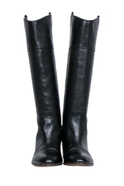 Current Boutique-Louise et Cie - Black Leather Riding Boots Sz 8