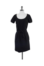 Current Boutique-Love Moschino - Black Short Sleeves Shift Dress Sz 2