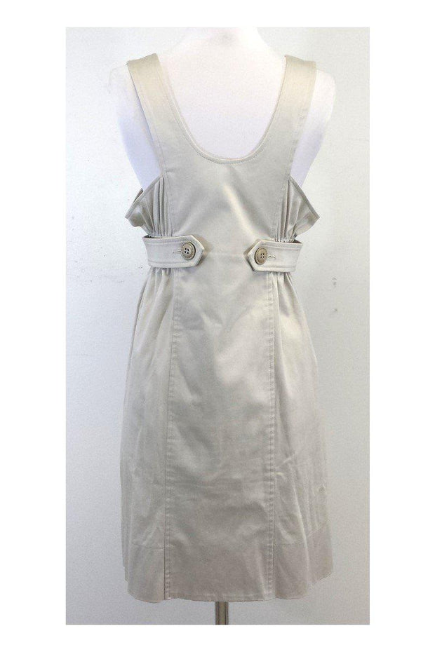 Current Boutique-Lover - Beige Sleeveless Pinafore Dress Sz 4