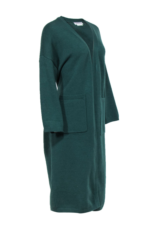 Current Boutique-Lovers + Friends - Green Knit Cardigan Duster w/ Pockets Sz XS