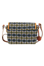 Current Boutique-M Missoni - Green, Blue & Mustard Embroidered Crossbody