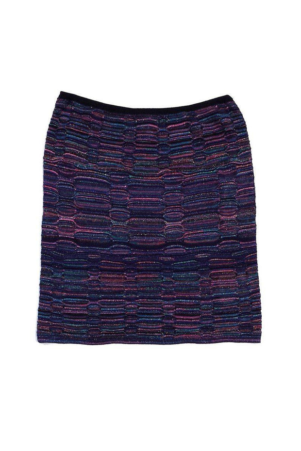Current Boutique-M Missoni - Multicolor Metallic Knit Skirt Sz 8