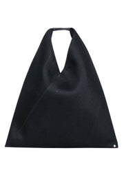 Current Boutique-MM6 Maison Margiela - Large Black Mesh Tote w/ Leather Handle