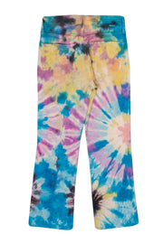 Current Boutique-MOTHER - Multicolor Tie-Dye Print High Waist “The Tripper” Bootcut Jeans Sz 25