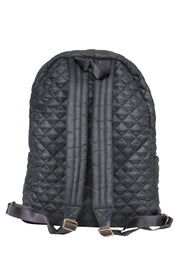 Current Boutique-MZ Wallace - Dark Grey Quilted Nylon Backpack