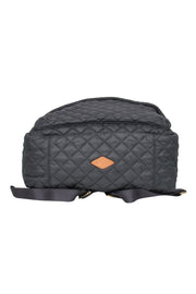 Current Boutique-MZ Wallace - Dark Grey Quilted Nylon Backpack