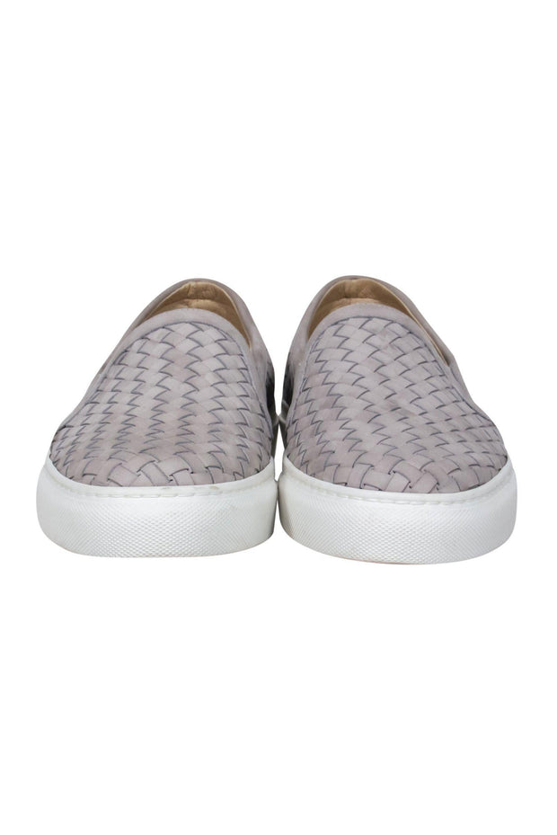 Current Boutique-M. Gemi - Grey Woven Platform Slip On Sneakers Sz 8.5