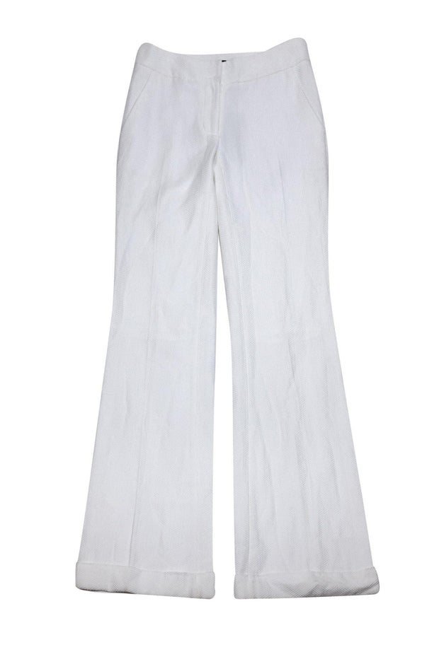 Current Boutique-Mackage - White Textured Wide-Leg Pants Sz 0