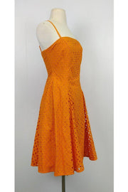 Current Boutique-Maeve - Orange Eyelet Dress Sz 4