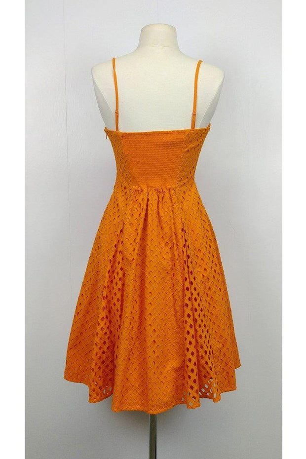Current Boutique-Maeve - Orange Eyelet Dress Sz 4