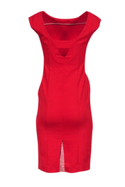 Current Boutique-Maeve - Red Cap Sleeve Midi Dress Sz 0