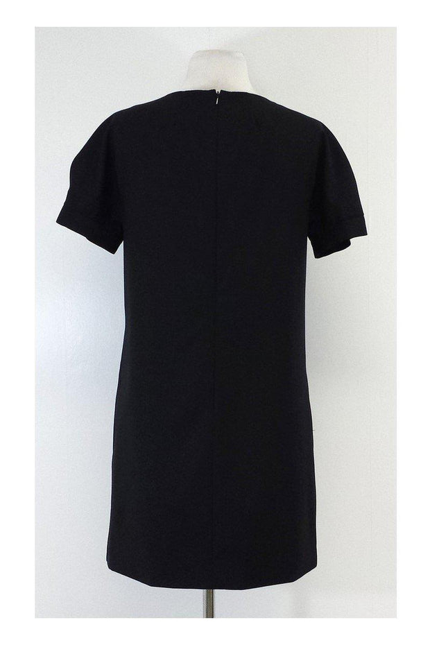 Current Boutique-Magaschoni - Black Short Sleeve Shift Dress Sz M