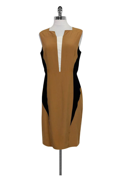 Current Boutique-Magaschoni - Silk Color Blocked Dress Sz 8