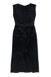 Current Boutique-Maison Margiela - Black Silk Jumpsuit w/ Skirt Overlay Sz 0