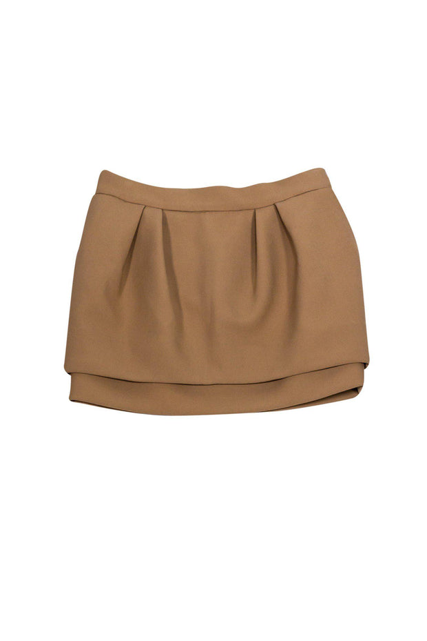 Current Boutique-Maje - Tan Bubble Skirt Skirt Sz 6