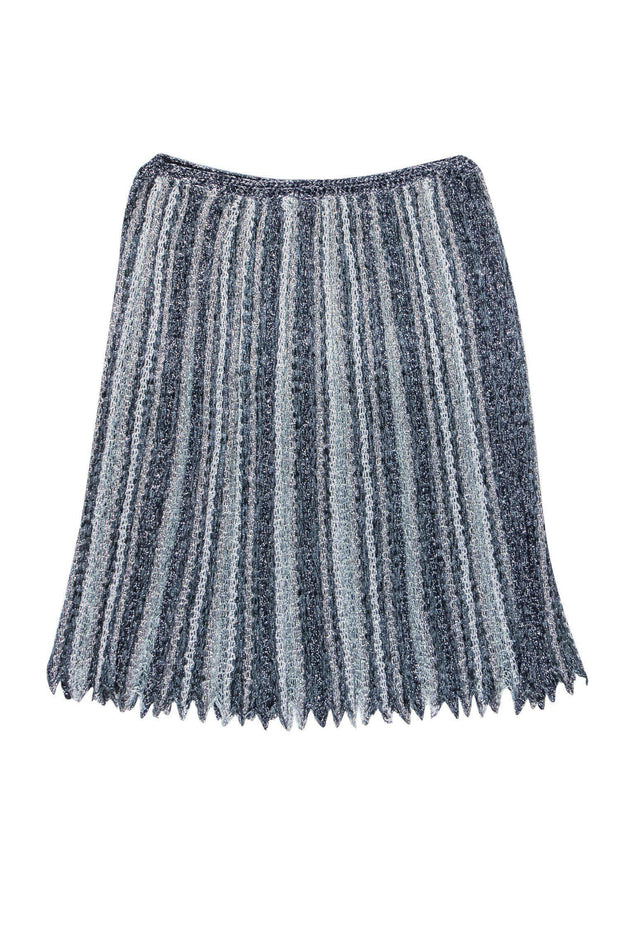 Current Boutique-Mali Firenze - Vintage Metallic Woven Skirt Sz S