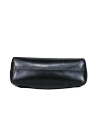 Current Boutique-Mansur Gavriel - Black Leather Convertible Structured Satchel