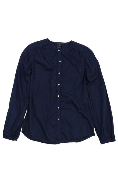Current Boutique-Marc Jacobs - Black Cotton Button-Up Long Sleeve Shirt Sz 0