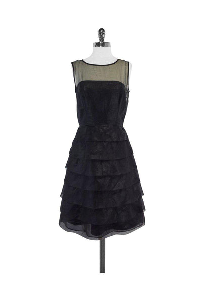 Current Boutique-Marc Jacobs - Black Layered Tiered Dress Sz 10