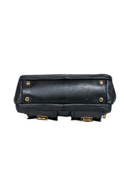 Current Boutique-Marc Jacobs - Black Leather Carryall w/ Gold Hardware