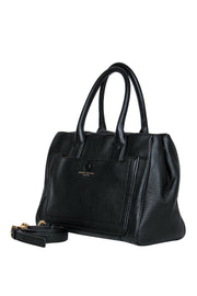 Current Boutique-Marc Jacobs - Black Leather Empire City Convertible Tote
