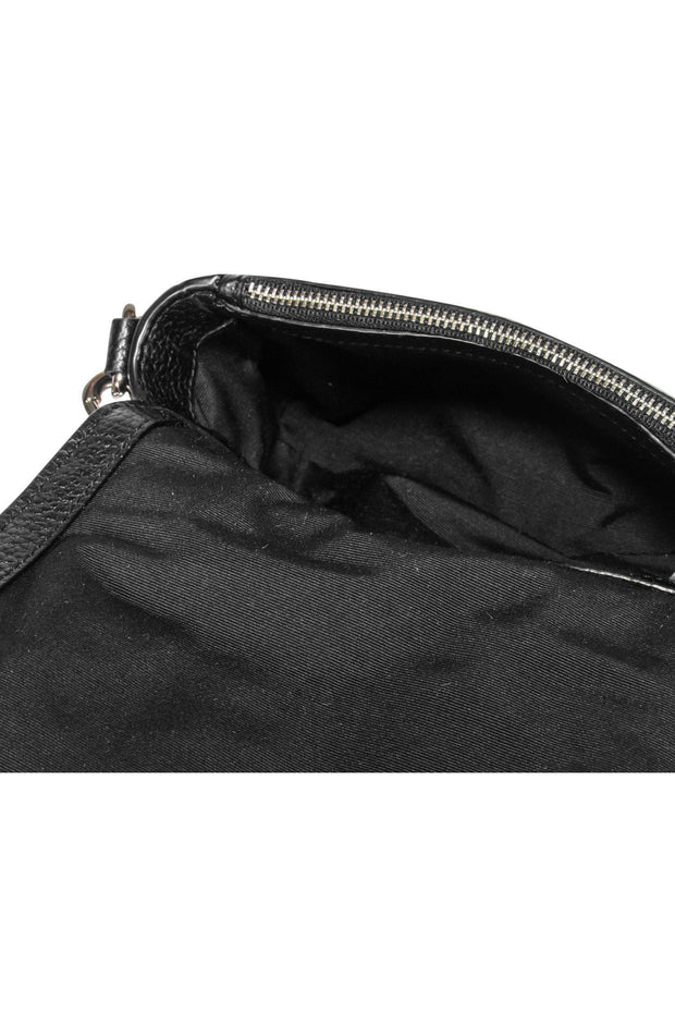 Current Boutique-Marc Jacobs - Black Pebbled Leather "Gotham City" Crossbody
