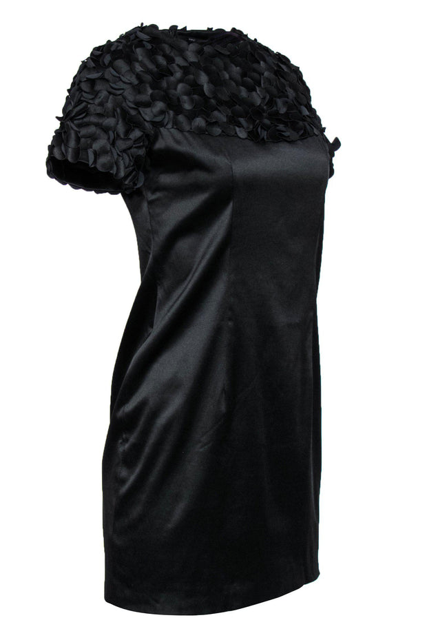 Current Boutique-Marc Jacobs - Black Textured Short Sleeve Dress Sz 4