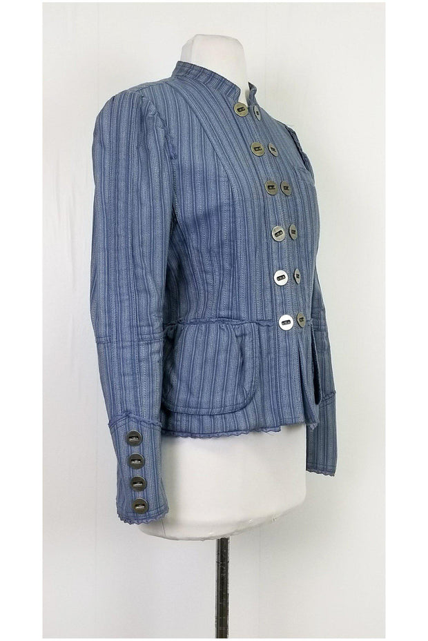 Current Boutique-Marc Jacobs - Blue Striped Jacket Sz 8