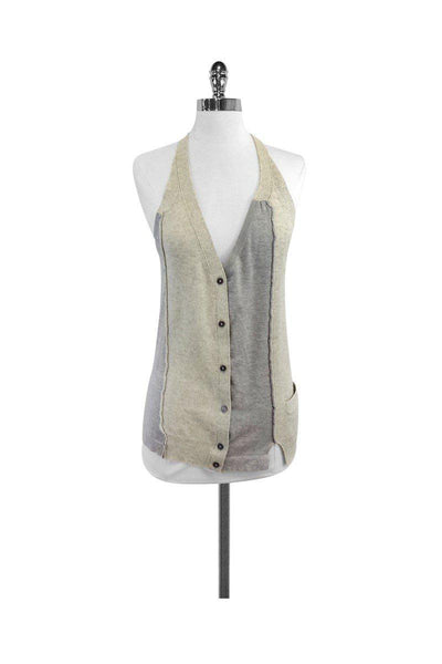 Current Boutique-Marc Jacobs - Grey Knit Sweater Vest Sz S