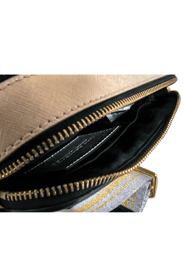 Cross body bags Marc Jacobs - Snapshot metallic leather small bag