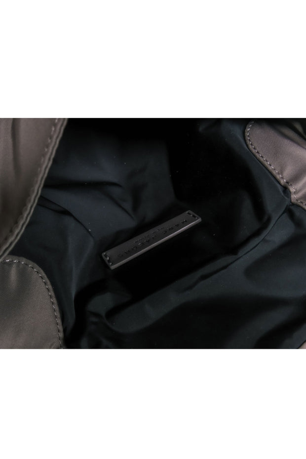 Current Boutique-Marc Jacobs - Slate Gray Nylon Flap Crossbody Bag