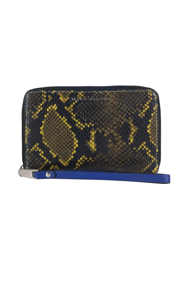 Current Boutique-Marc Jacobs - Snakeskin Print Leather Wristlet