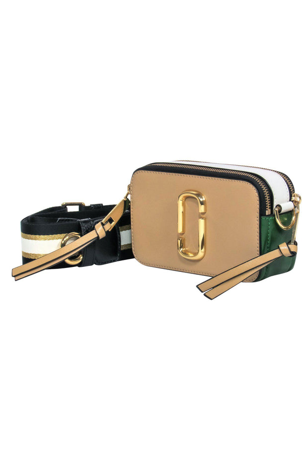 Marc Jacobs Green 'The Colorblock Snapshot' Bag