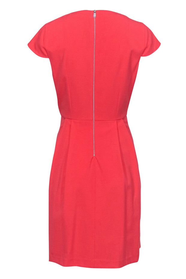 Current Boutique-Marc New York by Andrew Marc - Bright Coral A-Line Cap Sleeve Dress Sz 10