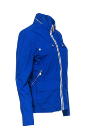 Current Boutique-Marc New York by Andrew Marc - Dark Periwinkle Blue Zip-Up Windbreaker Sz S