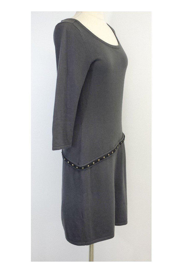 Current Boutique-Marc New York by Andrew Marc - Grey Wool Blend Sweater Dress Sz S