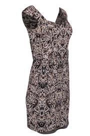 Current Boutique-Marc New York by Andrew Marc - Tan & Brown Antique Print Dress Sz 8