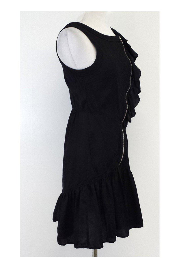 Current Boutique-Marc by Marc Jacobs - Black Bubble Print Zip Dress Sz 2