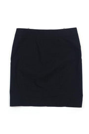 Current Boutique-Marc by Marc Jacobs - Black Cotton & Wool Blend Skirt Sz 8