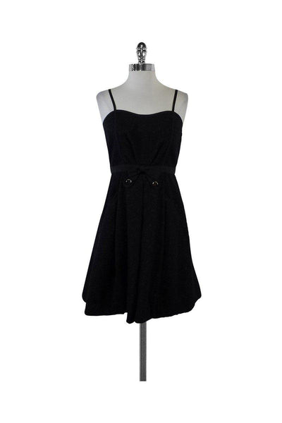 Current Boutique-Marc by Marc Jacobs - Black Floral Print Dress Sz 4